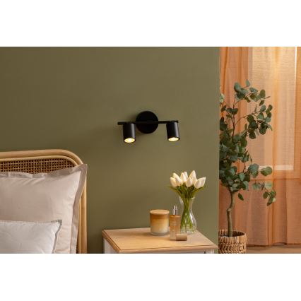 Atmosphera - Spotlampe VICO 2xGU10/25W/230V sort