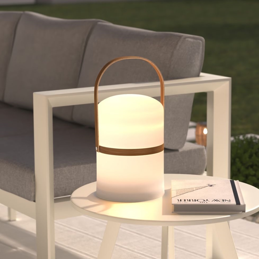 Atmosphera -  Udendørs LED bordlampe dæmpbar og genopladelig KIARA LED/3,7V 36 cm 4000 mAh IP44