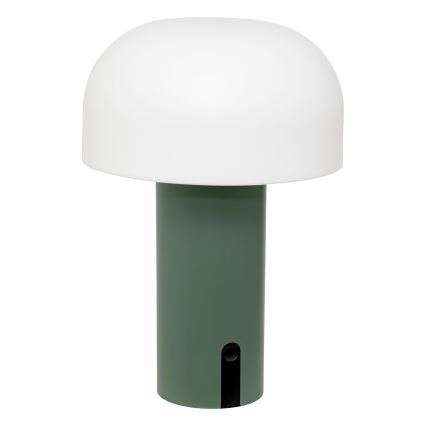 Atmosphera - LED bordlampe m. touch-funktion genopladelig JANY LED/3,7V 22 cm 2200 mAh IP44 grøn
