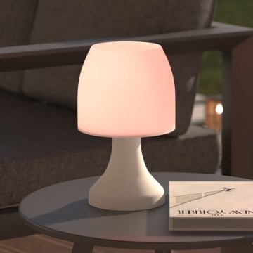 Atmosphera - Udendørs LED bordlampe m. RGB-farver DOKK LED/3xAAA 27,5 cm IP44