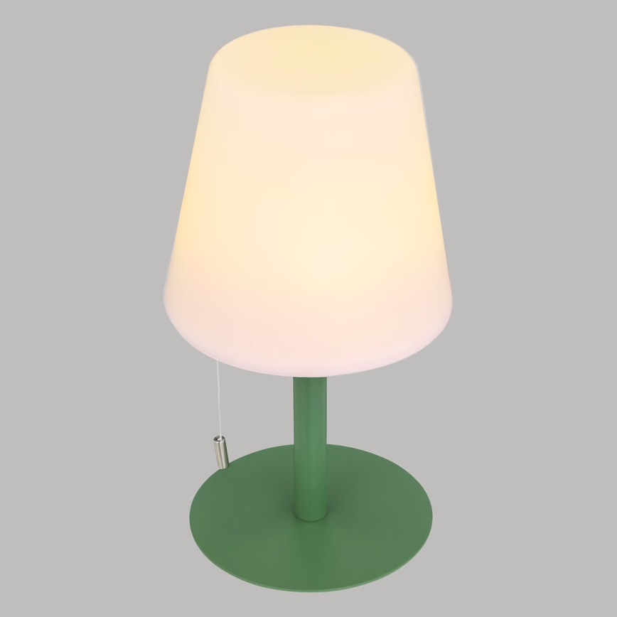 Atmosphera - Udendørs LED bordlampe m. RGBW-farver genopladelig ZACK LED/3,7V 1200 mAh IP44 grøn