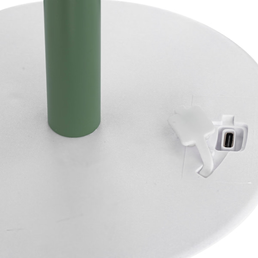 Atmosphera - Udendørs LED bordlampe m. RGBW-farver genopladelig ZACK LED/3,7V 1200 mAh IP44 grøn