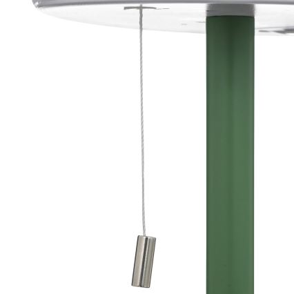 Atmosphera - Udendørs LED bordlampe m. RGBW-farver genopladelig ZACK LED/3,7V 1200 mAh IP44 grøn