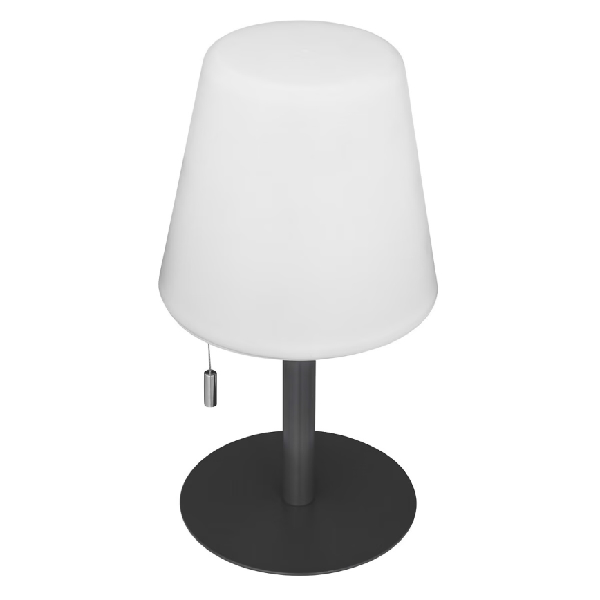 Atmosphera - Udendørs LED bordlampe m. RGBW-farver genopladelig ZACK LED/3,7V 1200 mAh IP44 sort