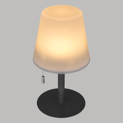 Atmosphera - Udendørs LED bordlampe m. RGBW-farver genopladelig ZACK LED/3,7V 1200 mAh IP44 sort