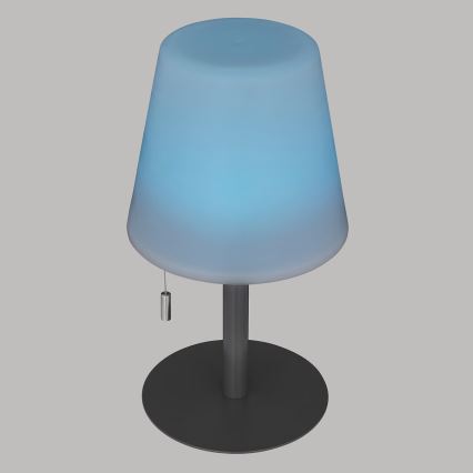 Atmosphera - Udendørs LED bordlampe m. RGBW-farver genopladelig ZACK LED/3,7V 1200 mAh IP44 sort