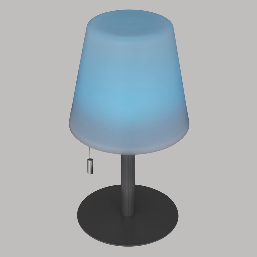 Atmosphera - Udendørs LED bordlampe m. RGBW-farver genopladelig ZACK LED/3,7V 1200 mAh IP44 sort
