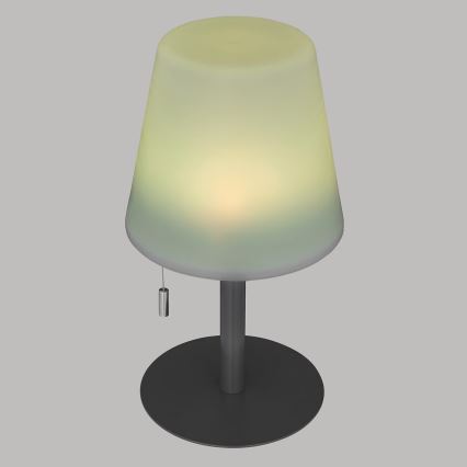 Atmosphera - Udendørs LED bordlampe m. RGBW-farver genopladelig ZACK LED/3,7V 1200 mAh IP44 sort