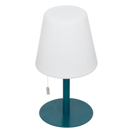 Atmosphera - Udendørs LED bordlampe m. RGBW-farver genopladelig ZACK LED/3,7V 1200 mAh IP44 turkis