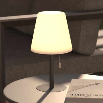 Atmosphera - Udendørs LED bordlampe m. RGBW-farver genopladelig ZACK LED/3,7V 1200 mAh IP44 sort