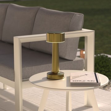 Atmosphera - Udendørs LED bordlampe m. touch-funktion genopladelig HALTO LED/5V IP44