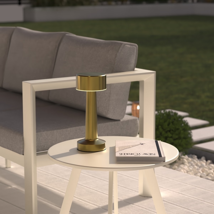 Atmosphera - Udendørs LED bordlampe m. touch-funktion genopladelig HALTO LED/5V IP44