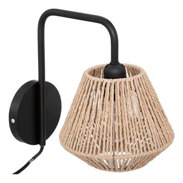 Atmosphera - Væglampe JILY 1xE27/40W/230V jute