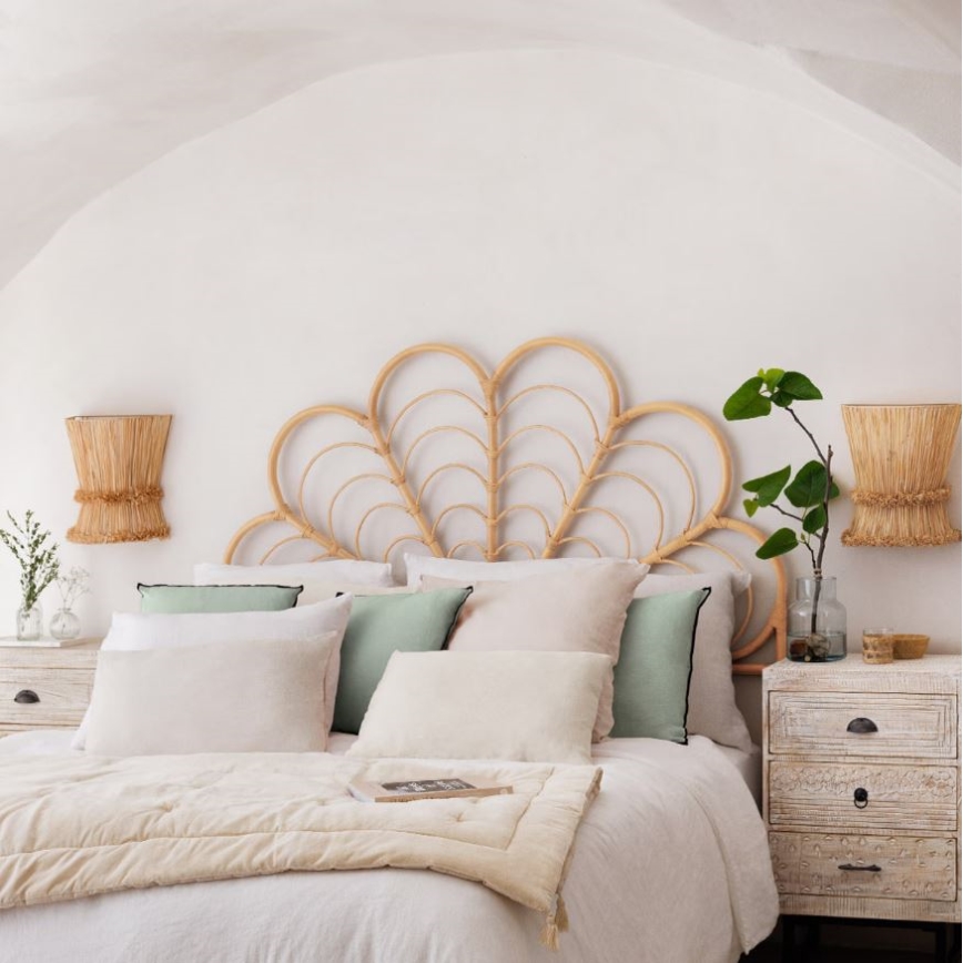 Atmosphera - Væglampe LOA 1xE27/40W/230V Raffia