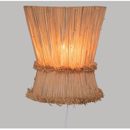 Atmosphera - Væglampe LOA 1xE27/40W/230V Raffia