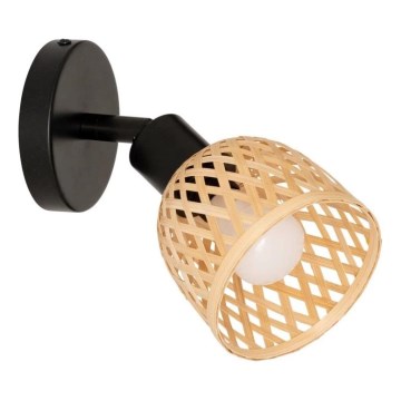 Atmosphera - Vægmonteret spotlys LIO 1xE27/25W/230V bambus