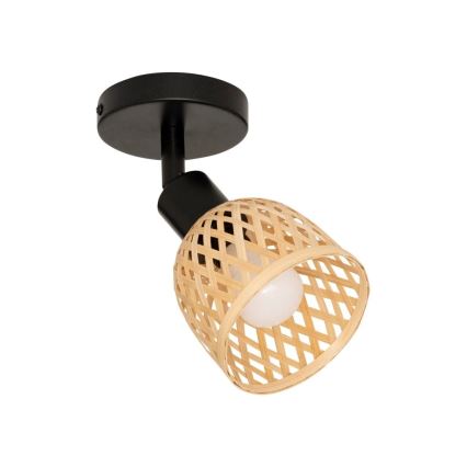 Atmosphera - Vægmonteret spotlys LIO 1xE27/25W/230V bambus