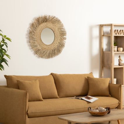 Atmosphera - Vægspejl AEL diameter 80 cm siv