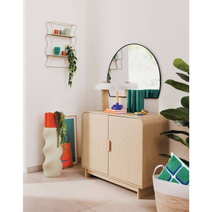 Atmosphera - Vægspejl ALICE 65x90 cm sort