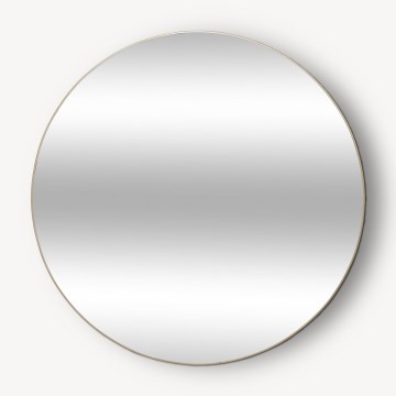 Atmosphera - Vægspejl ALICE diameter 110 cm guldfarvet
