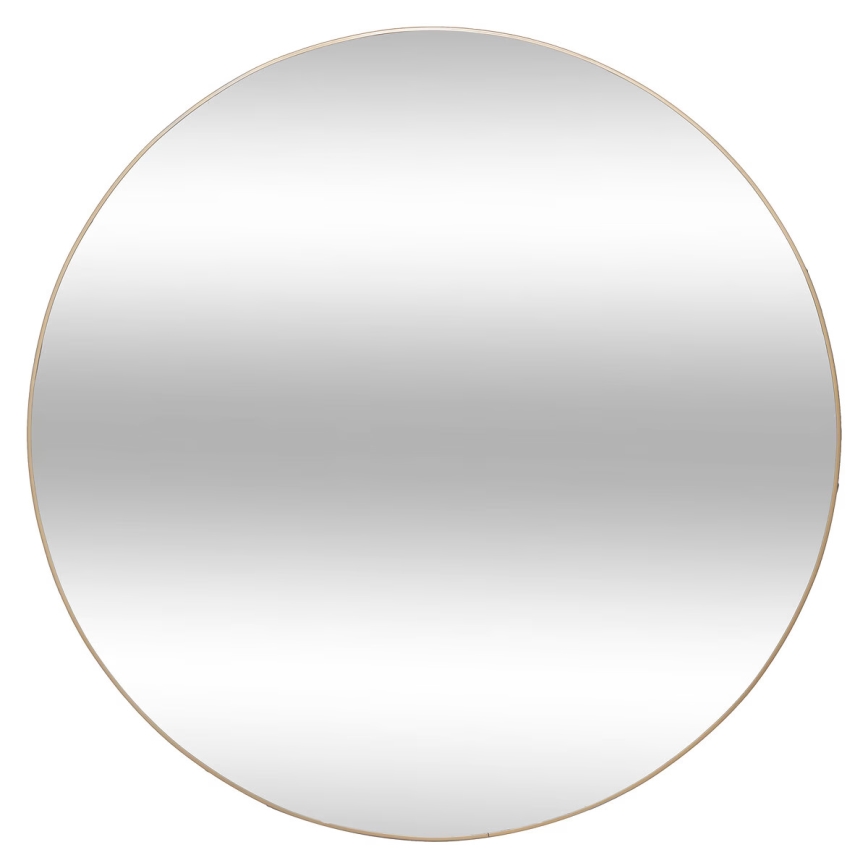 Atmosphera - Vægspejl ALICE diameter 110 cm guldfarvet