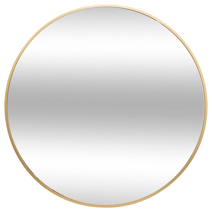 Atmosphera - Vægspejl ALICE diameter 70 cm guldfarvet