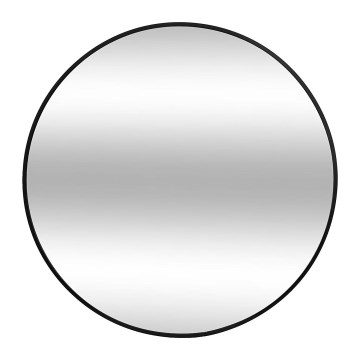 Atmosphera - Vægspejl ALICE diameter 70 cm sort
