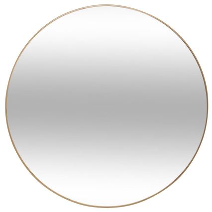Atmosphera - Vægspejl ALICE diameter 76 cm guldfarvet