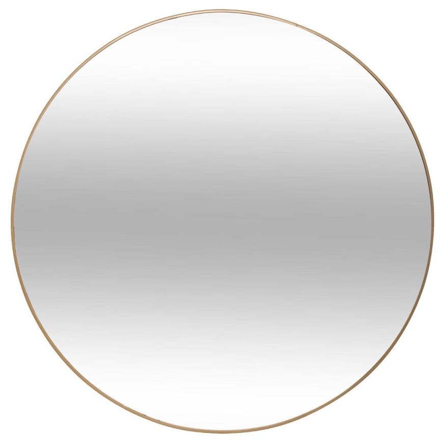 Atmosphera - Vægspejl ALICE diameter 76 cm guldfarvet