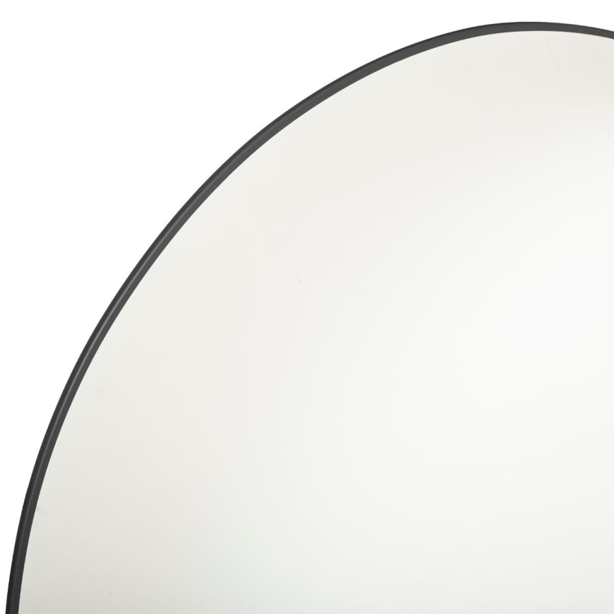 Atmosphera - Vægspejl ALICE diameter 76 cm sort