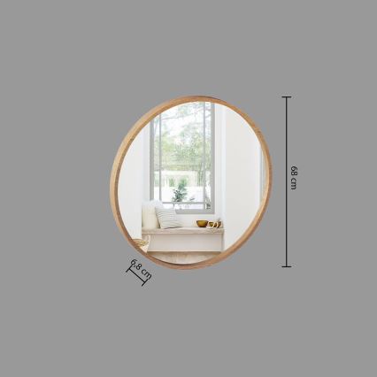 Atmosphera - Vægspejl LETIZIA diameter 68 cm