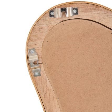 Atmosphera - Vægspejl MAGGIE 100x70 cm rattan