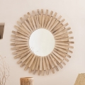 Atmosphera - Vægspejl MANON diameter 88 cm gran