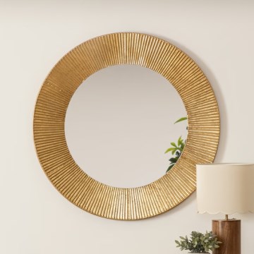 Atmosphera - Vægspejl MILDA diameter 90 cm