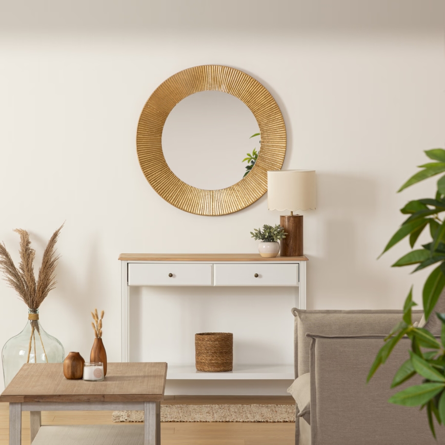 Atmosphera - Vægspejl MILDA diameter 90 cm