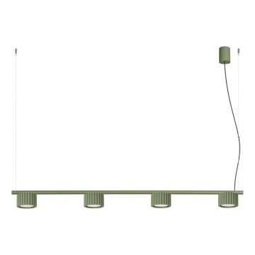 AURA loftpendel på wire, 4xGX53/10W/230V, grøn