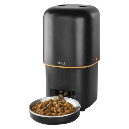 Automatisk foderdispenser 4 l/5V/3xD sort Wi-Fi