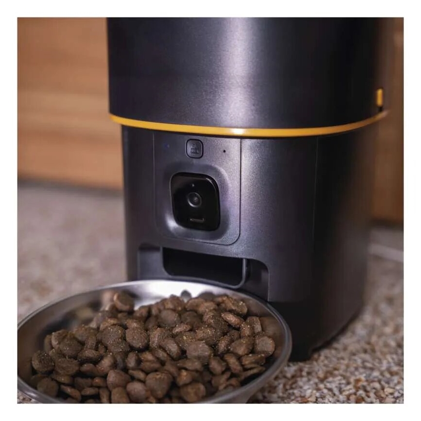 Automatisk foderdispenser med mikrofon og kamera 4l/5V/3xD Wi-Fi