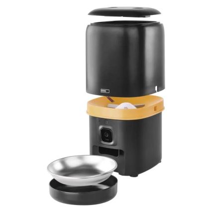 Automatisk foderdispenser med mikrofon og kamera 4l/5V/3xD Wi-Fi
