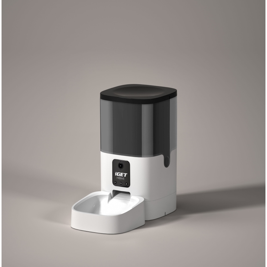 Automatisk foderdispenser med mikrofon og kamera 6l/230V Wi-Fi