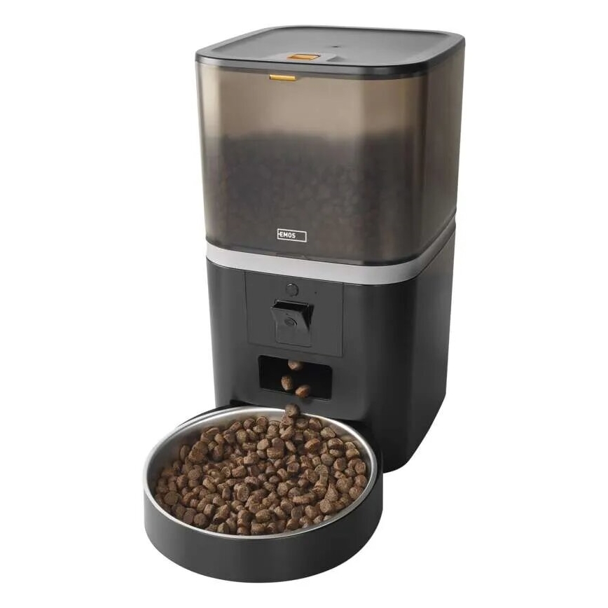 Automatisk foderdispenser med mikrofon og kamera 6l/5V/4xAA Wi-Fi