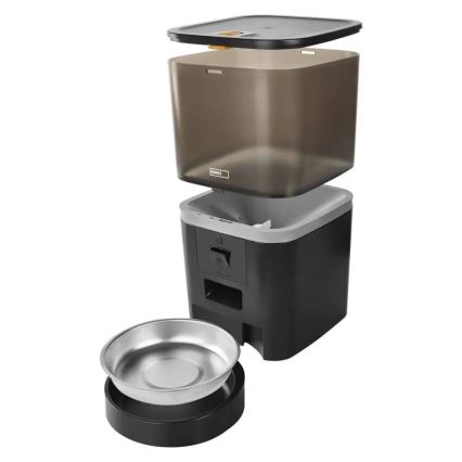 Automatisk foderdispenser med mikrofon og kamera 6l/5V/4xAA Wi-Fi