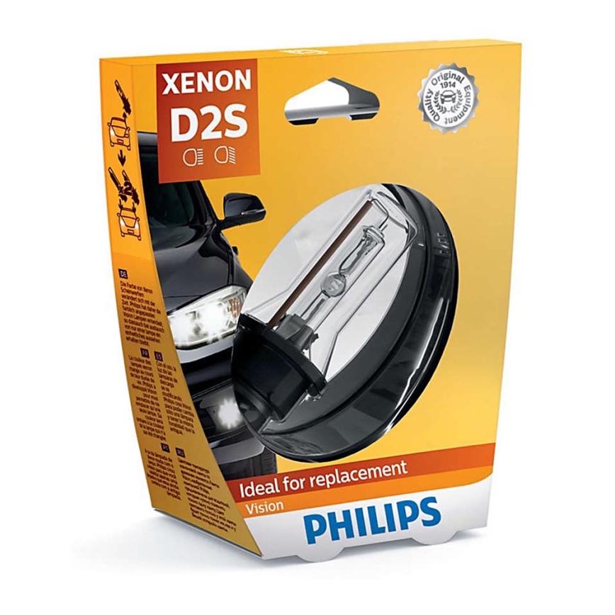 Autopære Philips XENON VISION 85122VIS1 D2S 35W/12V 4600K