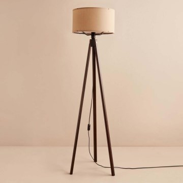 AYD 1xE27/40W/230V brun/beige gulvlampe