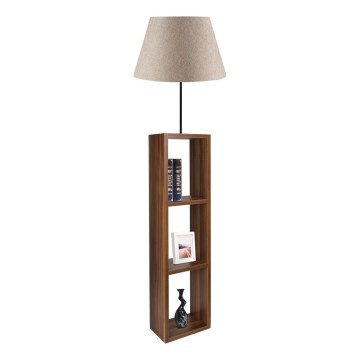 AYD 1xE27/40W/230V brun/grå gulvlampe