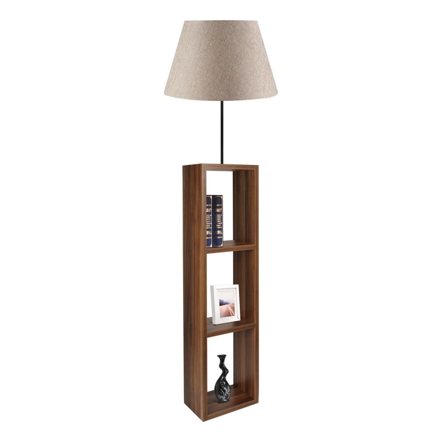 AYD 1xE27/40W/230V brun/grå gulvlampe
