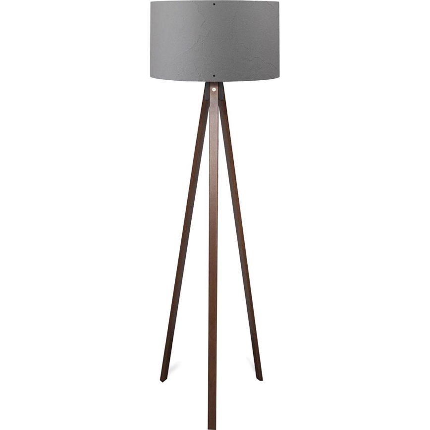 AYD 1xE27/40W/230V brun/grå gulvlampe