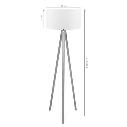 AYD 1xE27/40W/230V brun/grå gulvlampe