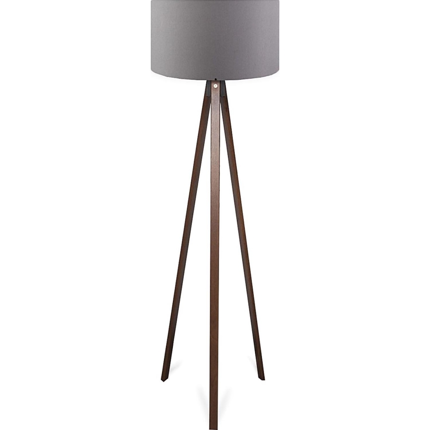 AYD 1xE27/40W/230V brun/grå gulvlampe