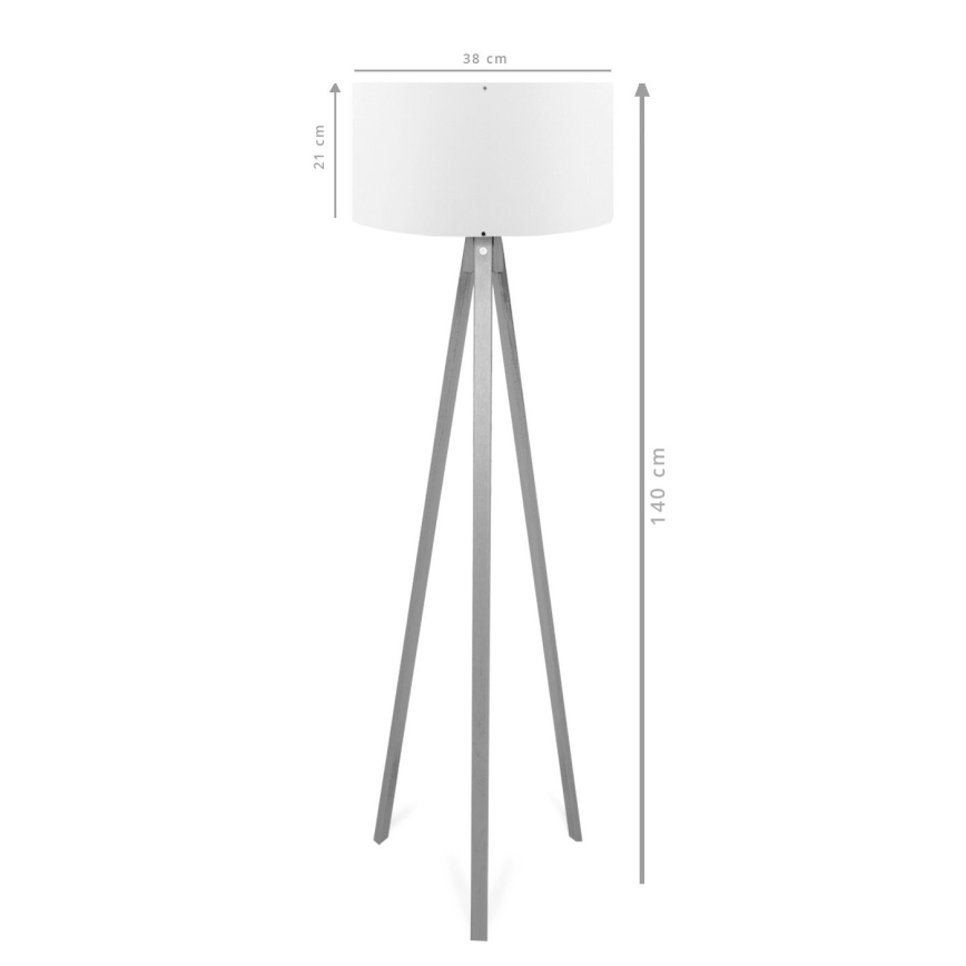 AYD 1xE27/40W/230V brun stålampa